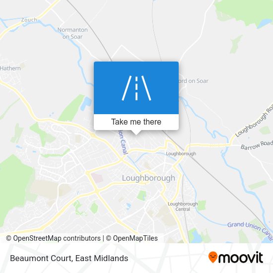 Beaumont Court map