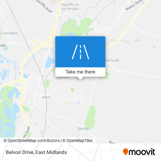 Belvoir Drive map