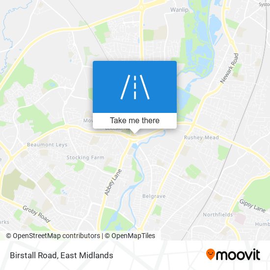 Birstall Road map