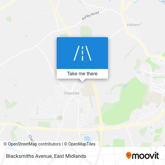 Blacksmiths Avenue map