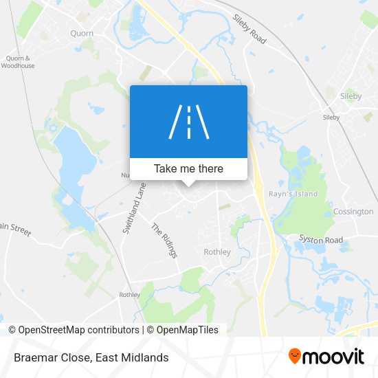 Braemar Close map