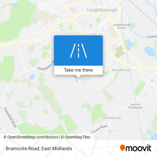 Bramcote Road map