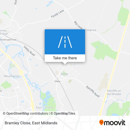 Bramley Close map
