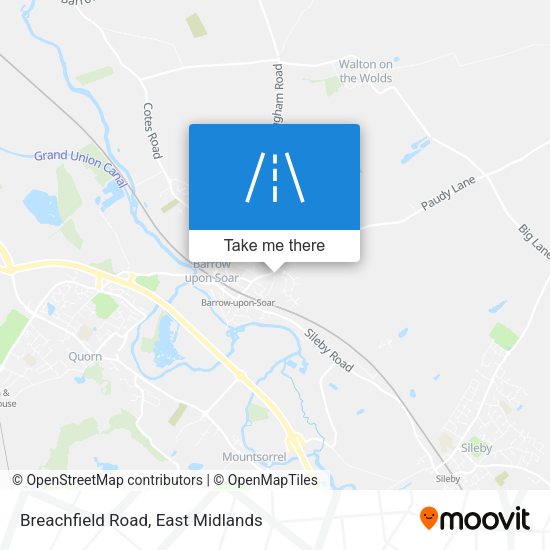 Breachfield Road map