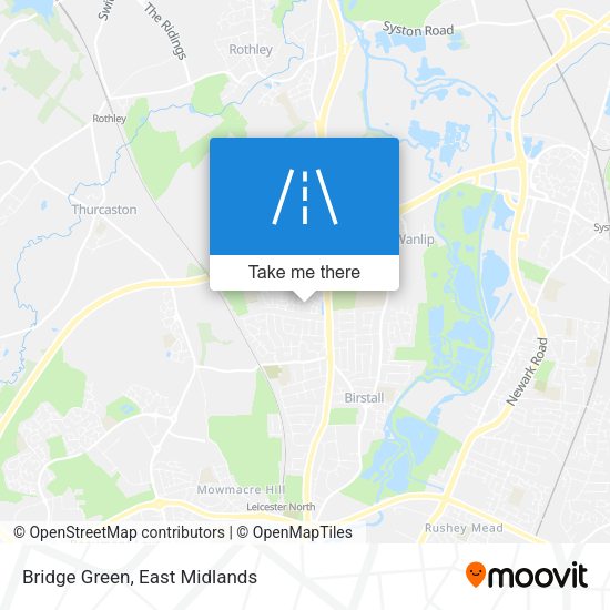 Bridge Green map