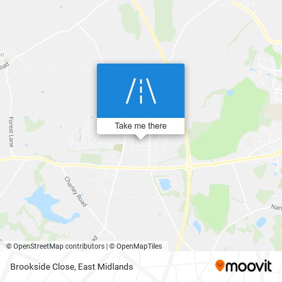 Brookside Close map