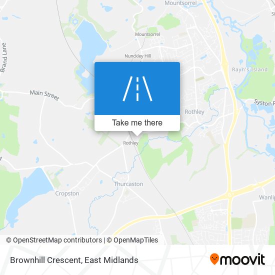 Brownhill Crescent map
