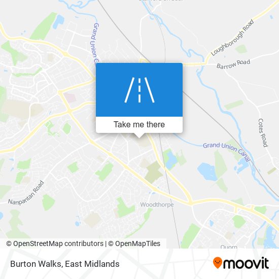 Burton Walks map