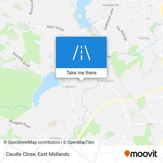 Caudle Close map
