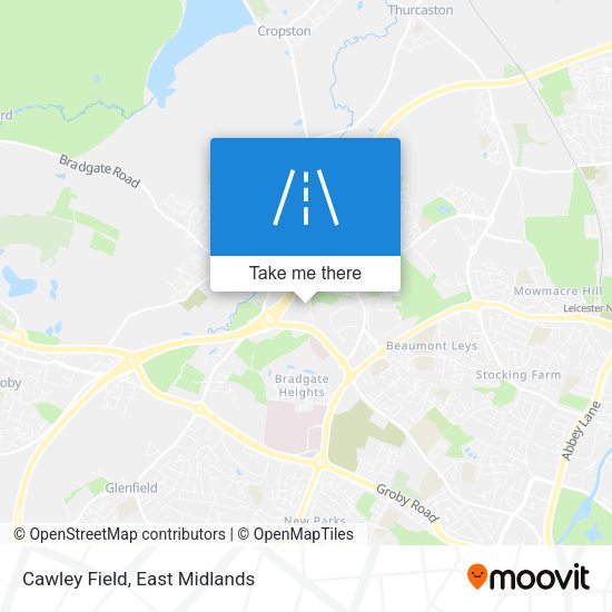 Cawley Field map