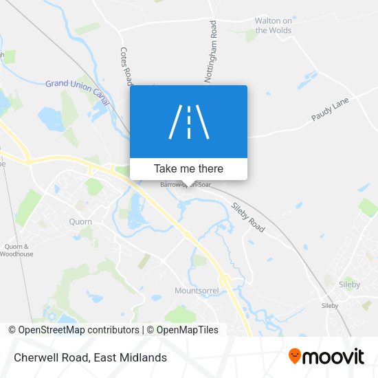 Cherwell Road map
