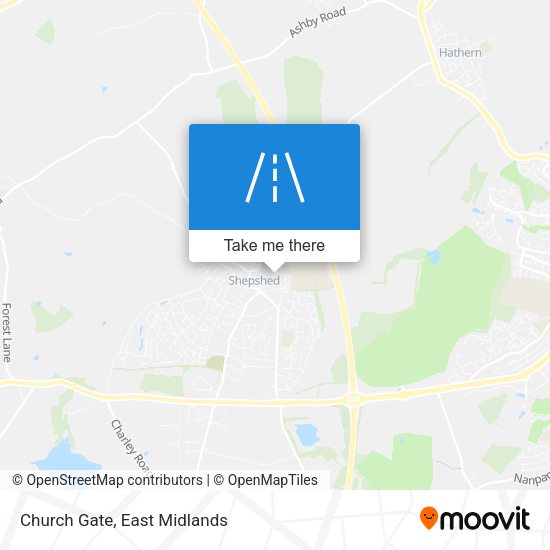 Church Gate map