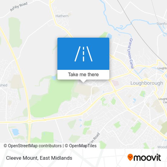 Cleeve Mount map