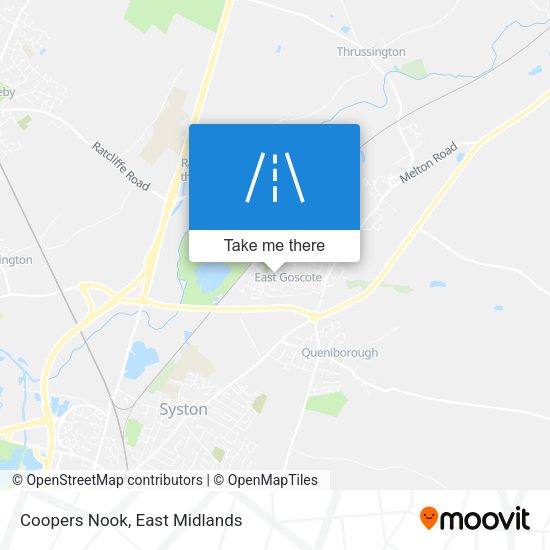 Coopers Nook map