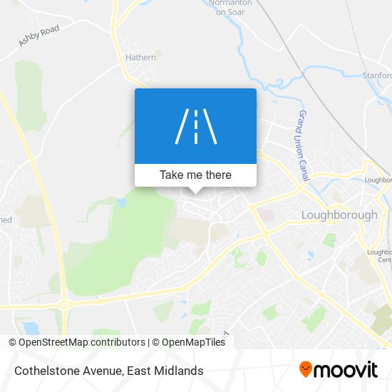 Cothelstone Avenue map