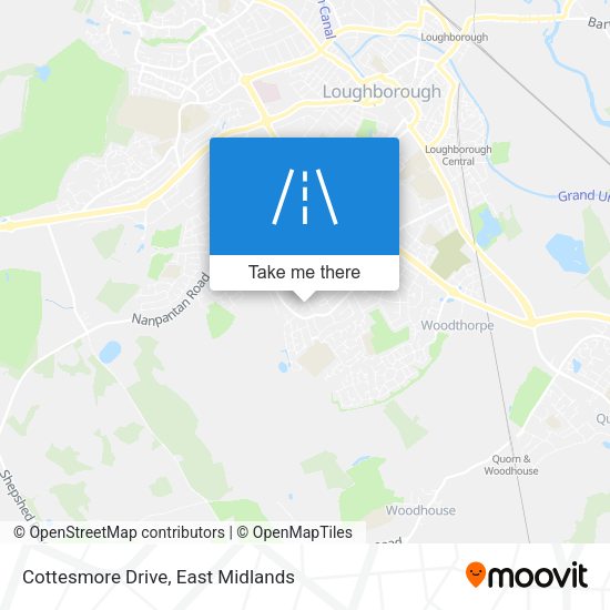 Cottesmore Drive map