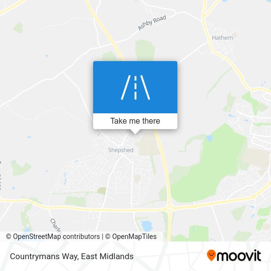 Countrymans Way map