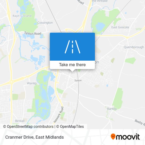 Cranmer Drive map