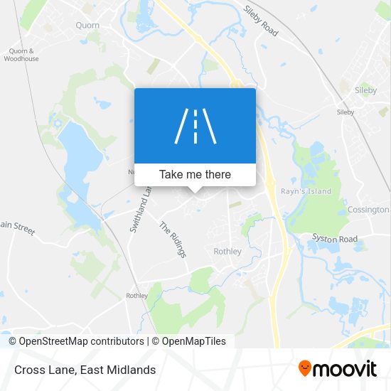 Cross Lane map