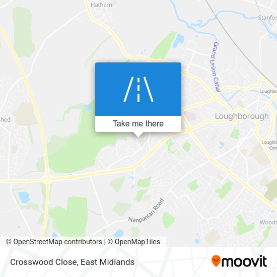 Crosswood Close map