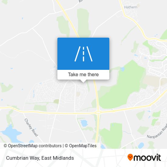 Cumbrian Way map