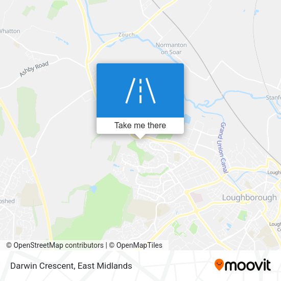 Darwin Crescent map
