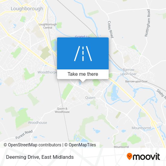 Deeming Drive map