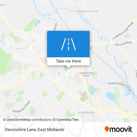 Devonshire Lane map