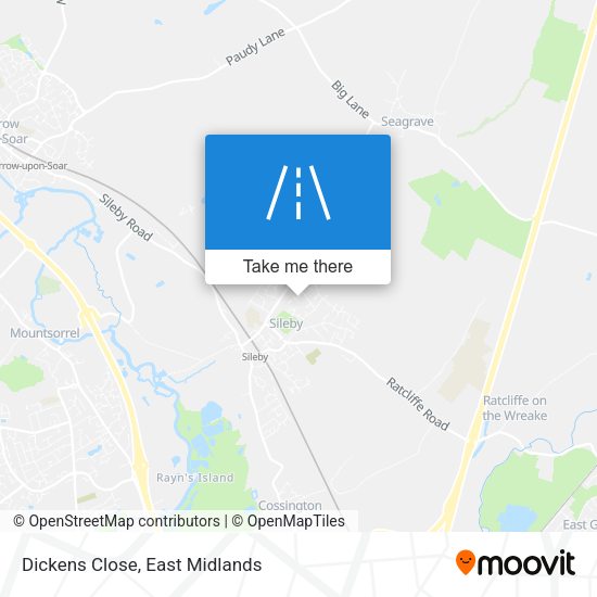Dickens Close map