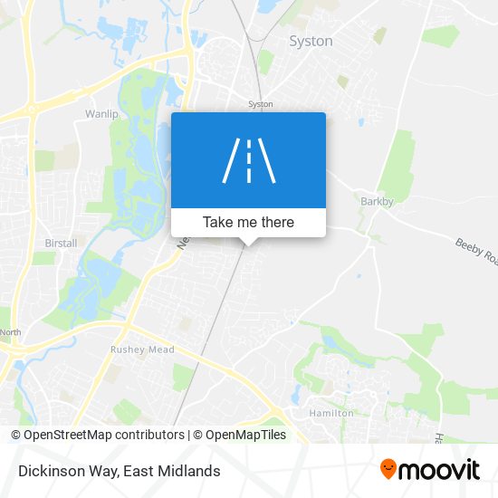 Dickinson Way map