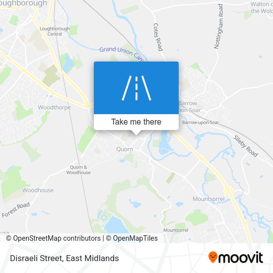 Disraeli Street map