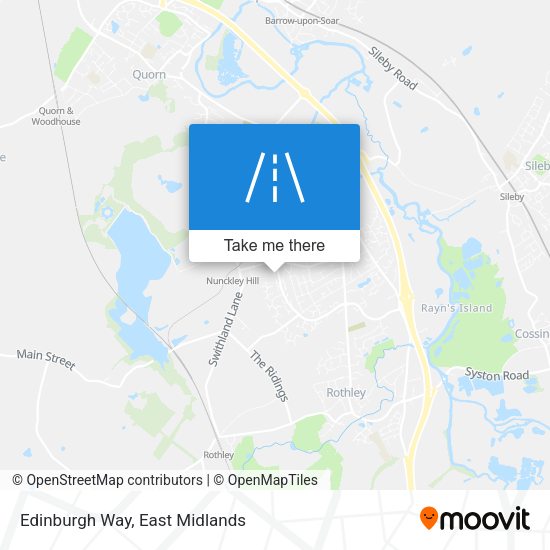 Edinburgh Way map