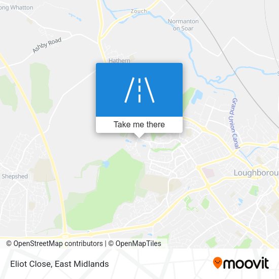 Eliot Close map