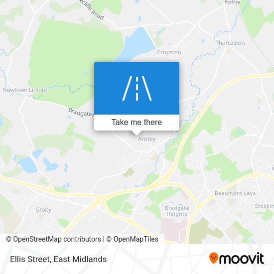 Ellis Street map