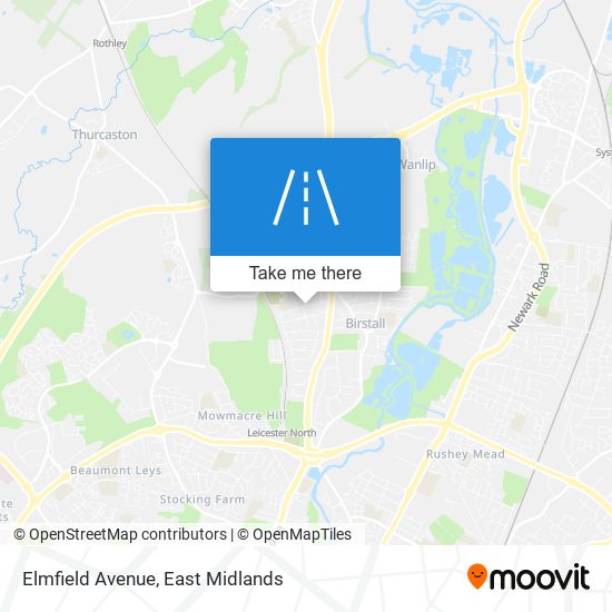 Elmfield Avenue map