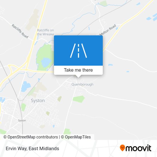 Ervin Way map