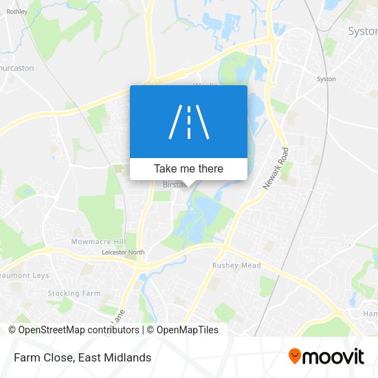 Farm Close map