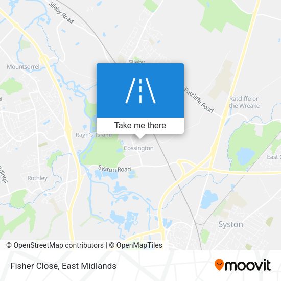 Fisher Close map