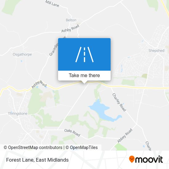 Forest Lane map