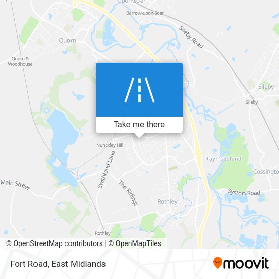 Fort Road map
