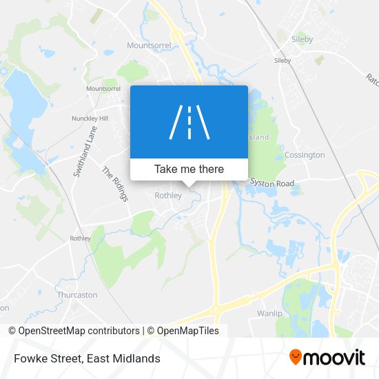 Fowke Street map