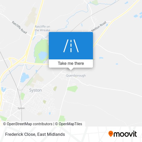 Frederick Close map