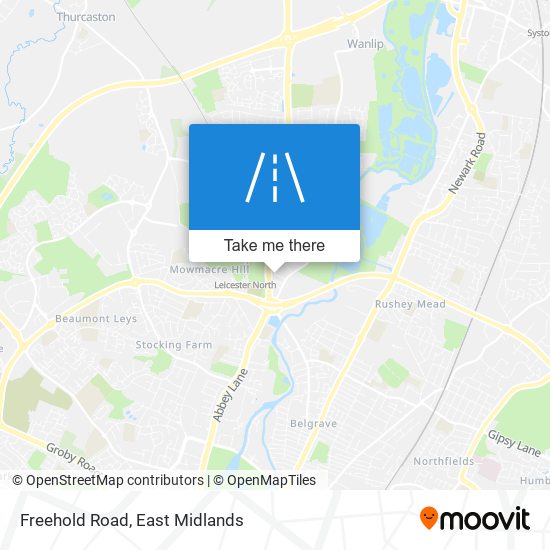 Freehold Road map