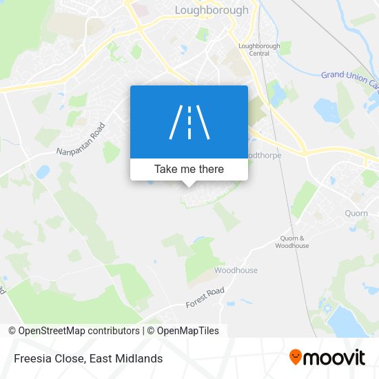 Freesia Close map