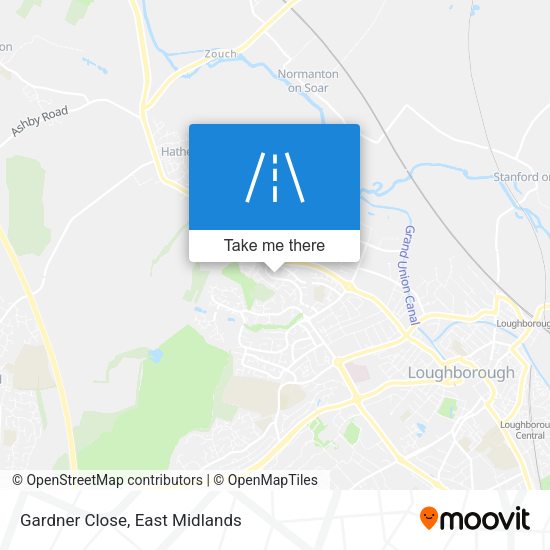 Gardner Close map