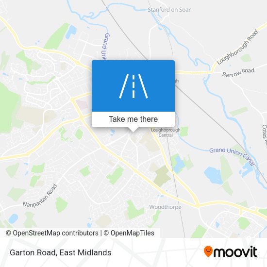 Garton Road map