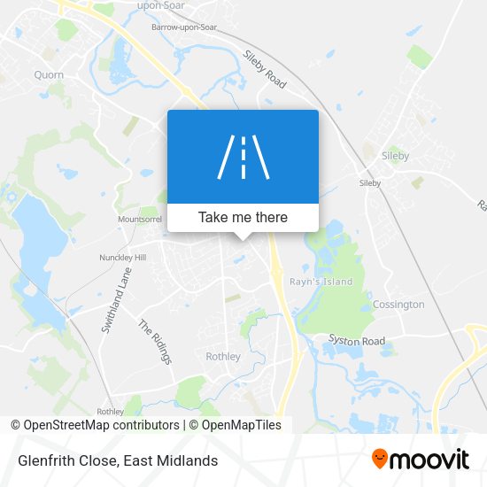 Glenfrith Close map