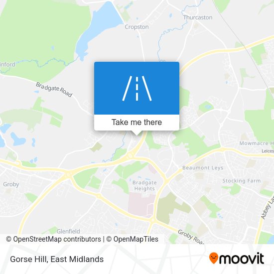 Gorse Hill map