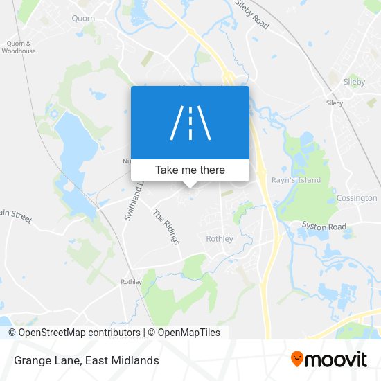 Grange Lane map