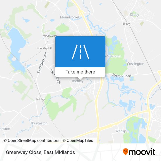 Greenway Close map